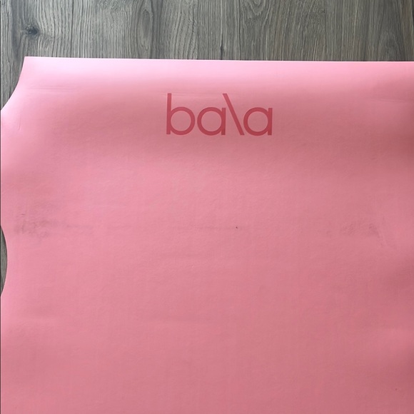 Bala Pink Yoga Wavy Mat. Used once see pictures for markings. - Picture 4 of 7